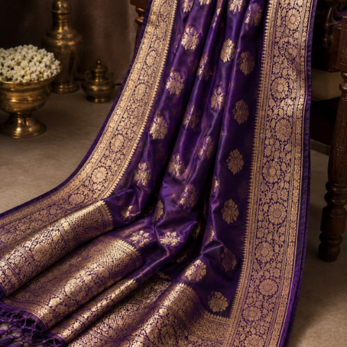 Chanderi Floral Printed Dupatta